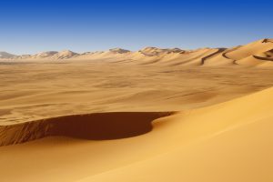 Sand Dunes at Sunset in the Sahara Desert, Libya - Source: Burdin, Denis. Sand Dunes at Sunset in the Sahara Desert, Libya.. Digital Image. Shutterstock, [Date Published Unknown]